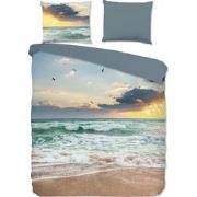 Pure Strand en Zee Dekbedovertrek Multi-Lits-jumeaux (240 x 200/220 cm...