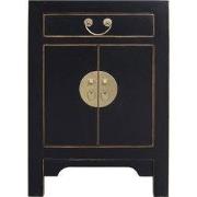 Fine Asianliving Chinees Nachtkastje Onyx Zwart - Orientique Collectie