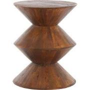 Bijzettafel Larus - Hout - Ø40cm