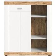 Hoge kast met 1 deur en 3 nissen H104 cm - LAREDO