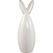 PTMD Deco Object Raeyan - 8x8x25 cm - Keramiek - Wit
