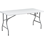 CUGNOLI - Tuintafel voor 4 - Wit - Synthetisch materiaal