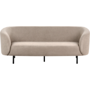 LOEN  - Driezitsbank - Taupe - Polyester