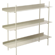 Rek met 3 rechthoekige metalen planken L120 cm - PIPER