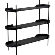 Rek met 3 afgeronde metalen planken L120 cm - BLAIR