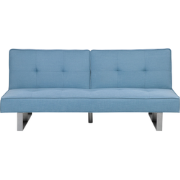 DUBLIN  - Slaapbank 3-zits - Lichtblauw - Polyester