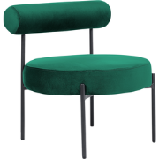 ALPHA - Fauteuil - Smaragdgroen - Fluweel