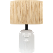 JUBONES - Tafellamp - Gebroken wit - Keramiek