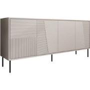 Meubella - Dressoir Blanes - Beige - 200 cm