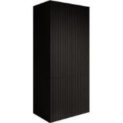 Meubella - Kledingkast Palamos - Mat zwart - 90 cm