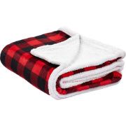LIQUORICE - Bedsprei - Rood/Zwart - 150 x 200 cm - Stof