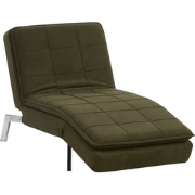 LOIRET - Chaise longue - Groen - Symmetrisch - Polyester