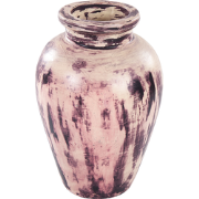 AMATHUS - Decoratieve vaas - Paars - Terracotta