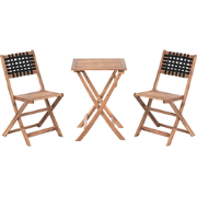 CONIOLO - Bistroset - Bruin/Zwart - Acaciahout