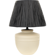 TIGRE - Tafelllamp - Beige/Zwart - Keramiek