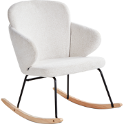 VIKEN - Schommelstoel - Wit - Polyester