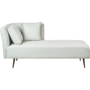 RIOM - Chaise longue - Mintgroen - Linkszijdig - Stof