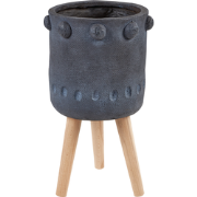 BRUNNERA - Bloempot - Grafietgrijs - Magnesium