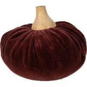 Clayre & Eef Decoratie Pompoen Rood Polyester