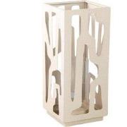 PTMD Windlicht Dewey - 18x18x42 cm - Ijzer - Creme