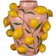 Mica Decorations Vaas Melika - 35x35x37 cm - Keramiek - Licht Roze