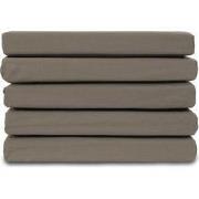 Ten Cate Katoensatijnen Hoeslaken - 180x220 - Taupe