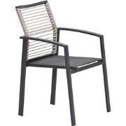 Cosmo dining fauteuil - rope natural - gevuld  textileen