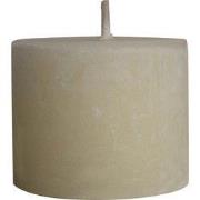 PTMD Kaars New Rustic Outdoor - 15x15x12 cm - Parrafin - Wit