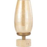 PTMD Windlicht Sajeth - 12x13x33 cm - Glas - Messing