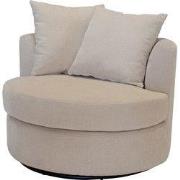 Fauteuil Beige Stof - Zithoogte 45cm - Thony Luxe