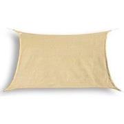 hanSe® Schaduwdoek Rechthoek Waterdoorlatend 2x2,5 m Zonnedoek Zand