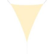 hanSe® Schaduwdoek Driehoek Gelijkbenig Waterafstotend 3x3x4,24 m Crem...