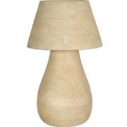 PTMD Tafellamp Peake - 38x38x64 cm - Hout - Naturel
