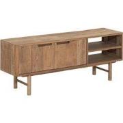 DTP Home TV stand Bliss No.2 small, 2 doors, 2 open racks,50x130x35 cm...