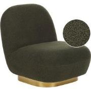 LOVIISA - Fauteuil - Donkergroen - Polyester