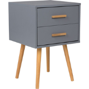 ALABAMA - Nachtkastje - Grijs - MDF