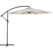 RAVENNA - Zweefparasol - Lichtbeige - Polyester