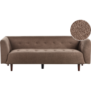 BYSKE - Driezitsbank - Bruin - Bouclé