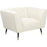 ORSTA - Fauteuil - Lichtbeige - Polyester