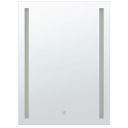 MARTINET - LED-spiegel - Zilver - 70 cm - Synthetisch materiaal