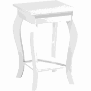 AVON - Bijzettafel - Wit - MDF