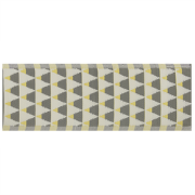HISAR - Outdoor kleed - Grijs - 60 x 105 cm - Polypropyleen