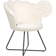 LOVELOCK - Fauteuil - Wit - Bouclé