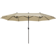SIBILLA - Parasol - Taupe - 460 cm - Polyester