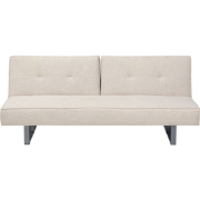 DUBLIN  - Slaapbank 3-zits - Lichtbeige - Polyester