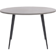 ODEON - Eettafel - Lichtgrijs - 120 x 120 cm - MDF