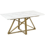 MAXIMUS - Eettafel - Wit - MDF