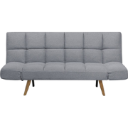 INGARO  - Slaapbank 3-zits - Lichtgrijs - Polyester