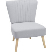VAASA - Fauteuil - Lichtgrijs - Polyester