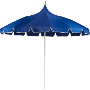 MINOA - Tuinparasol - Blauw -  245 cm - Polyester